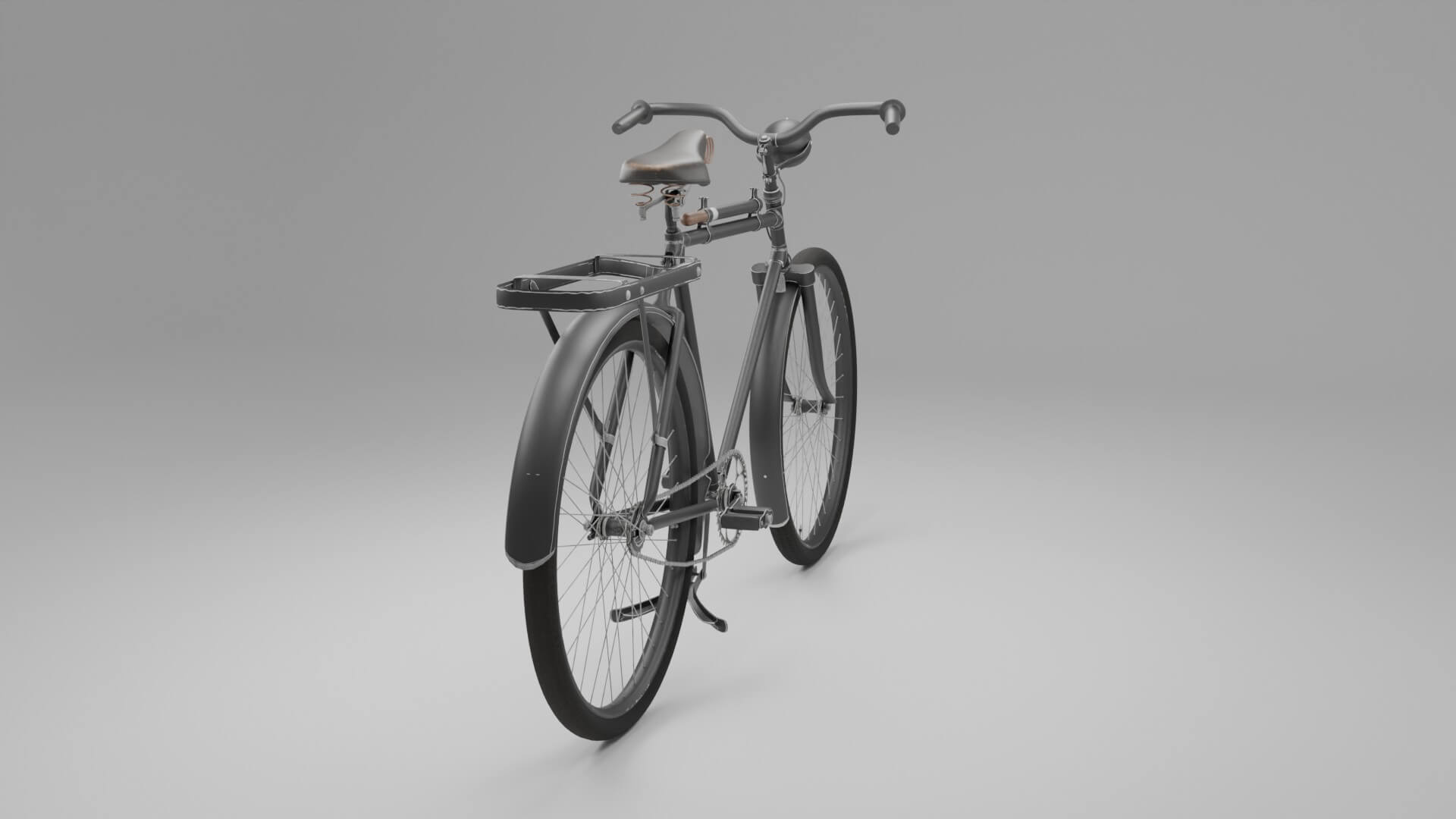 Vintage Classic Roadster 3D Model