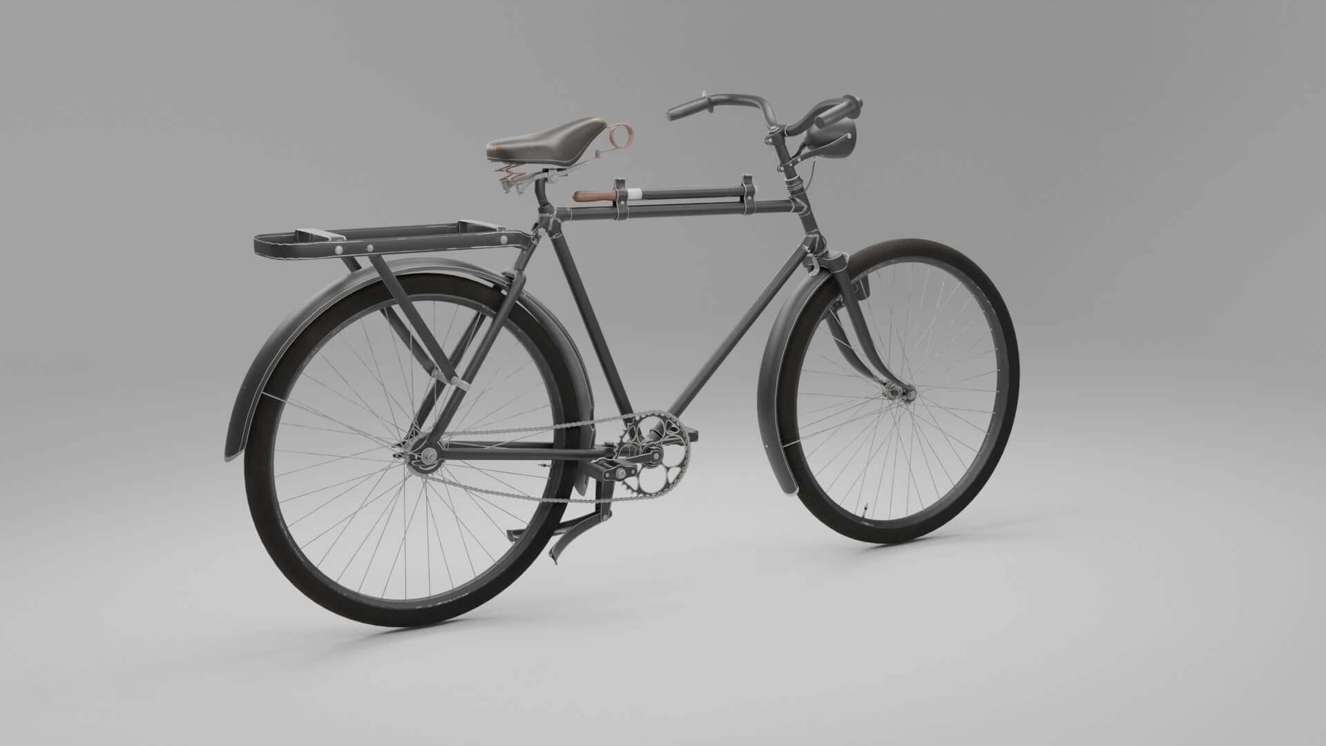 Vintage Classic Roadster 3D Model