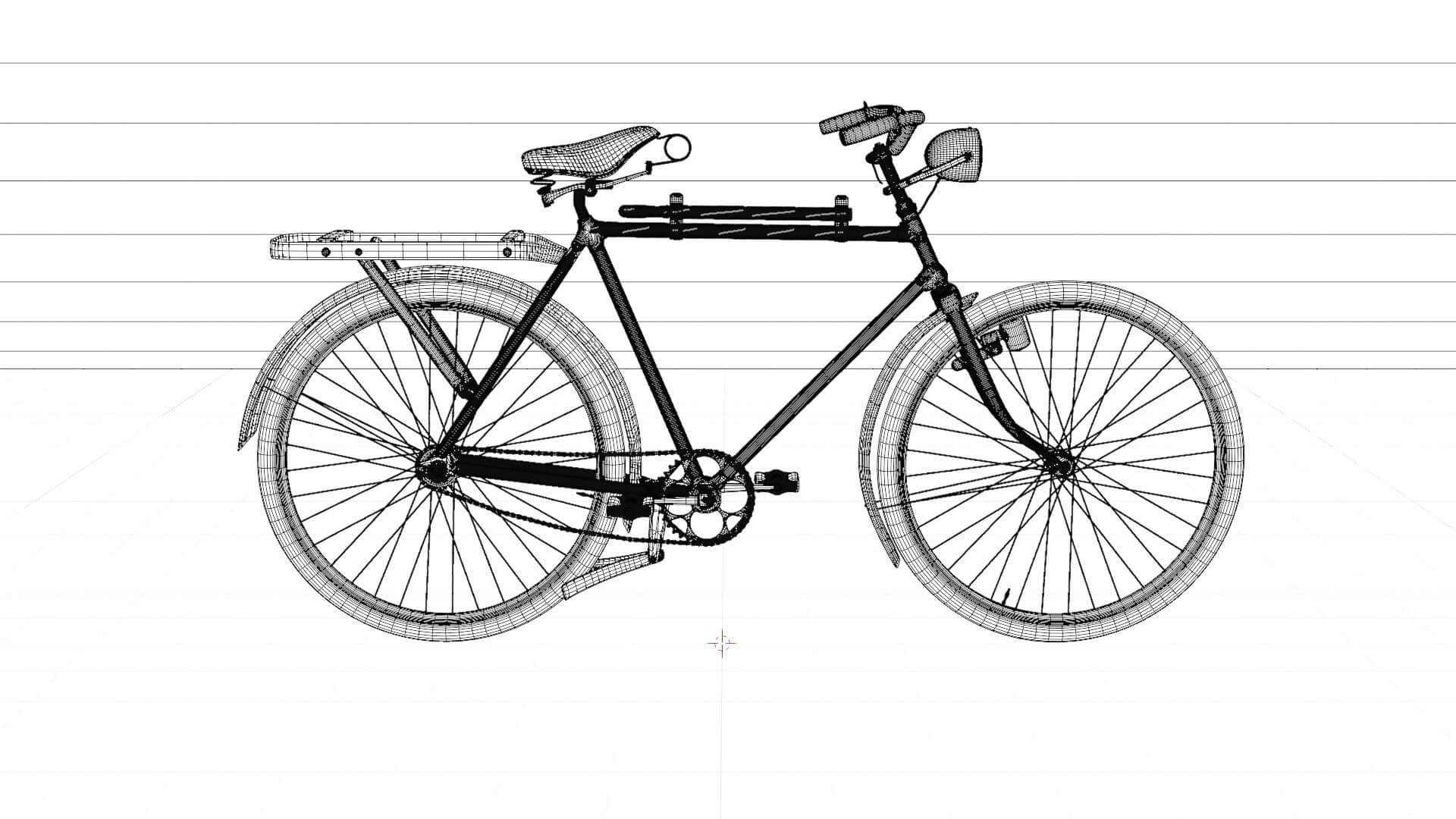 Vintage Classic Roadster 3D Model