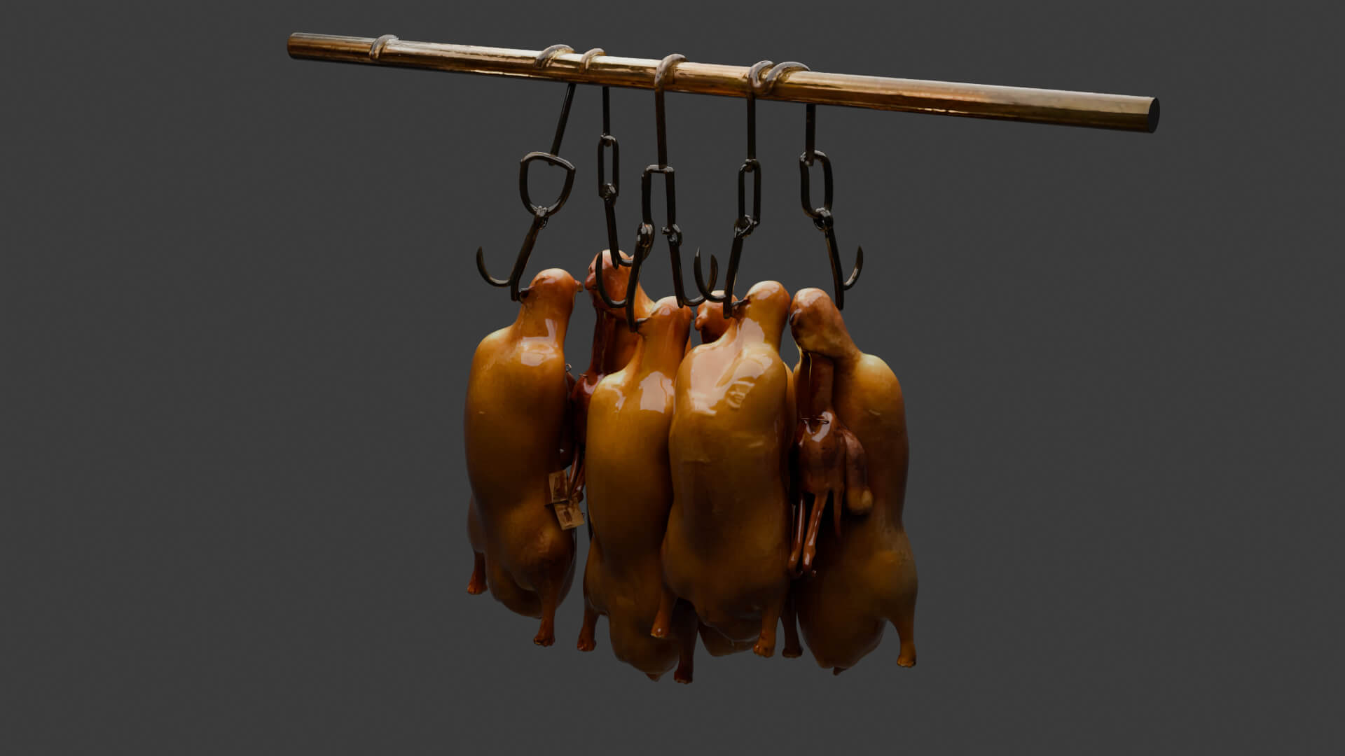 Chinese Beijing Roasted Duck 3D Model 3D Model