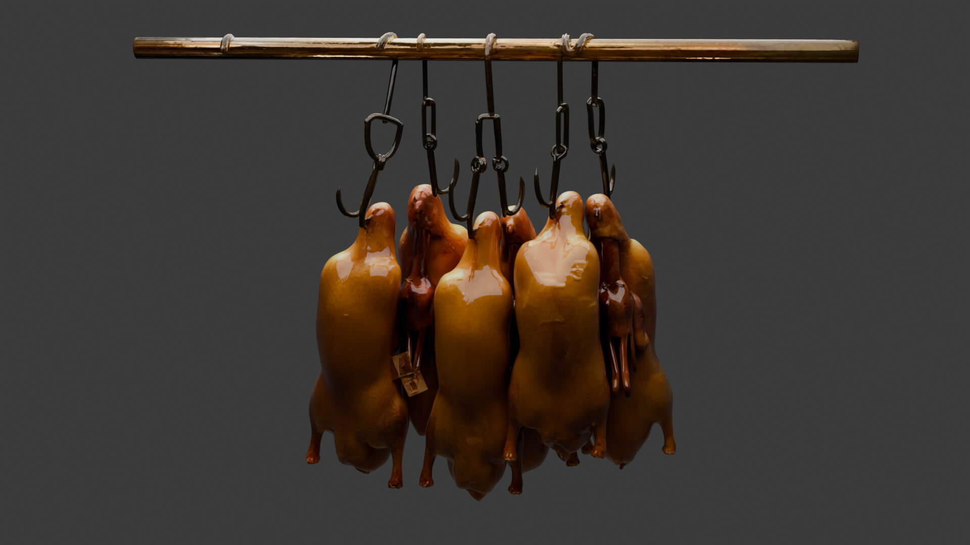 Chinese Beijing Roasted Duck 3D Model 3D Model