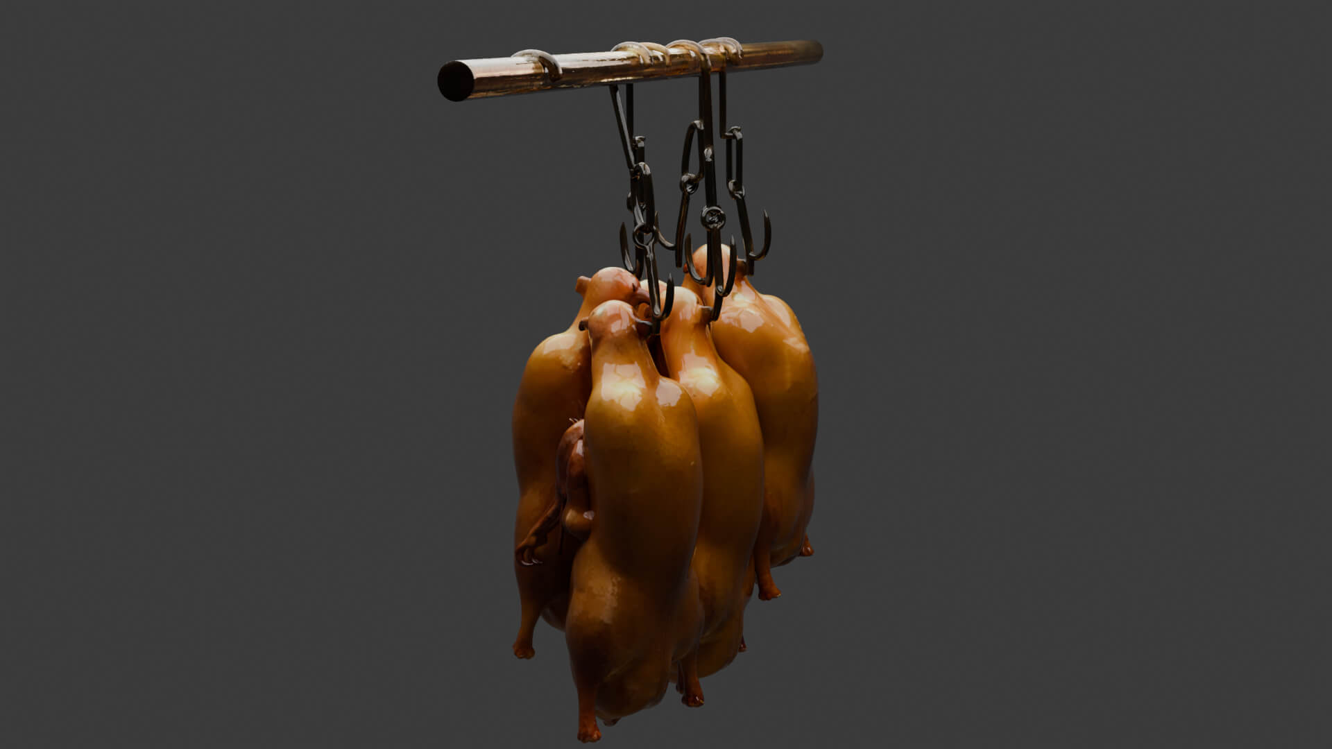 Chinese Beijing Roasted Duck 3D Model 3D Model