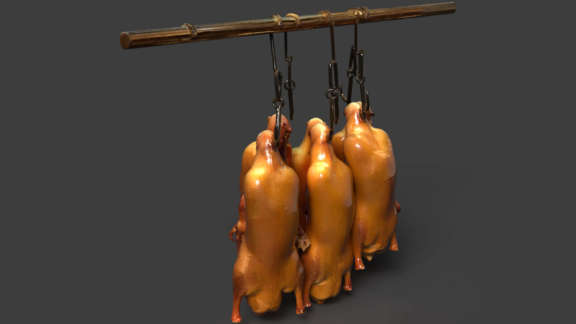 Chinese Beijing Roasted Duck 3D Model 3D Model