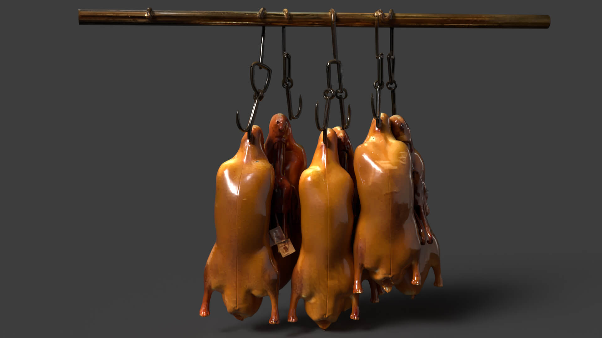 Chinese Beijing Roasted Duck 3D Model 3D Model