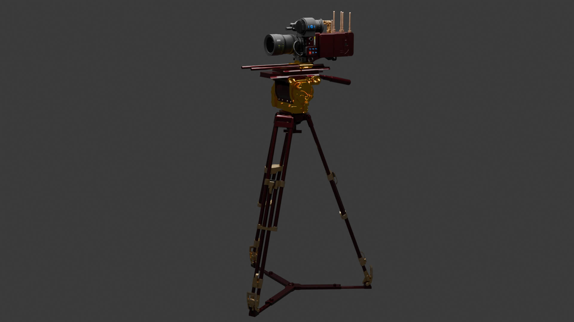 Chinese Movie Camera 3D Model 3D Model