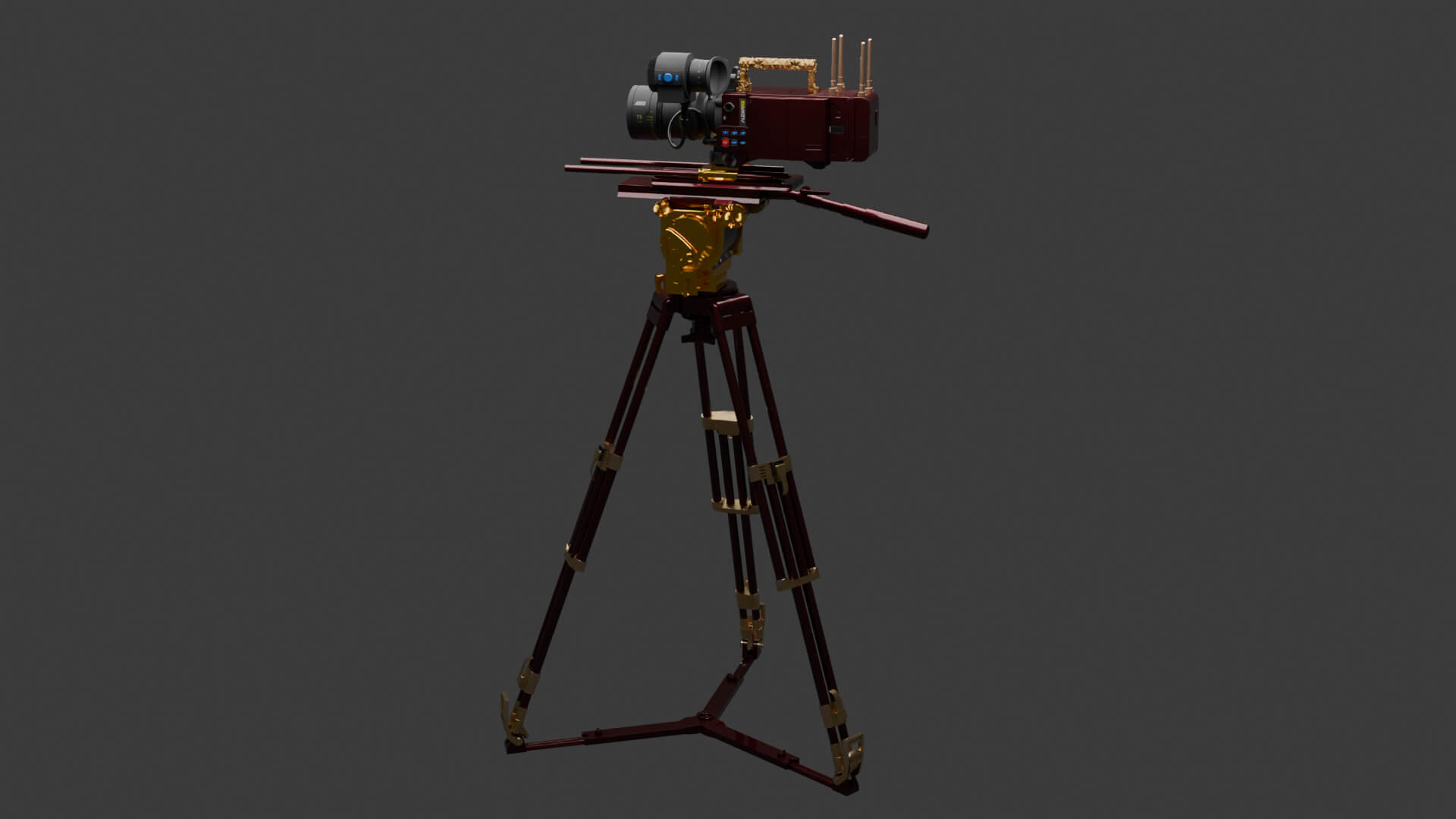 Chinese Movie Camera 3D Model 3D Model