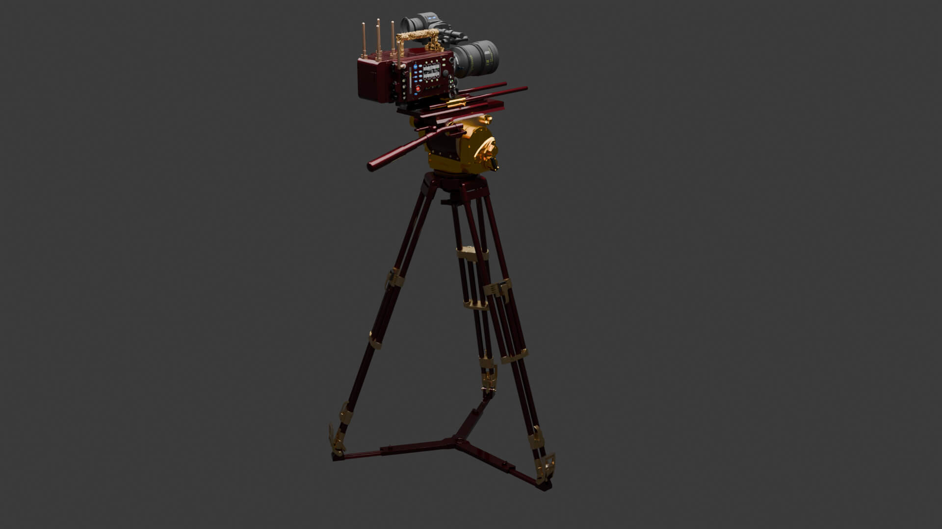 Chinese Movie Camera 3D Model 3D Model