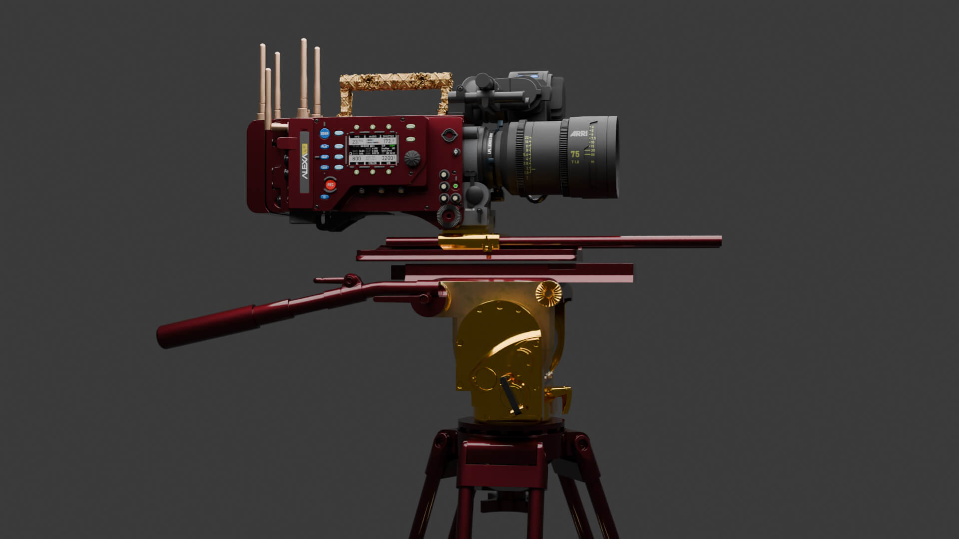 Chinese Movie Camera 3D Model 3D Model