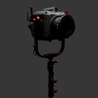 Chinese Movie Camera 3D Model