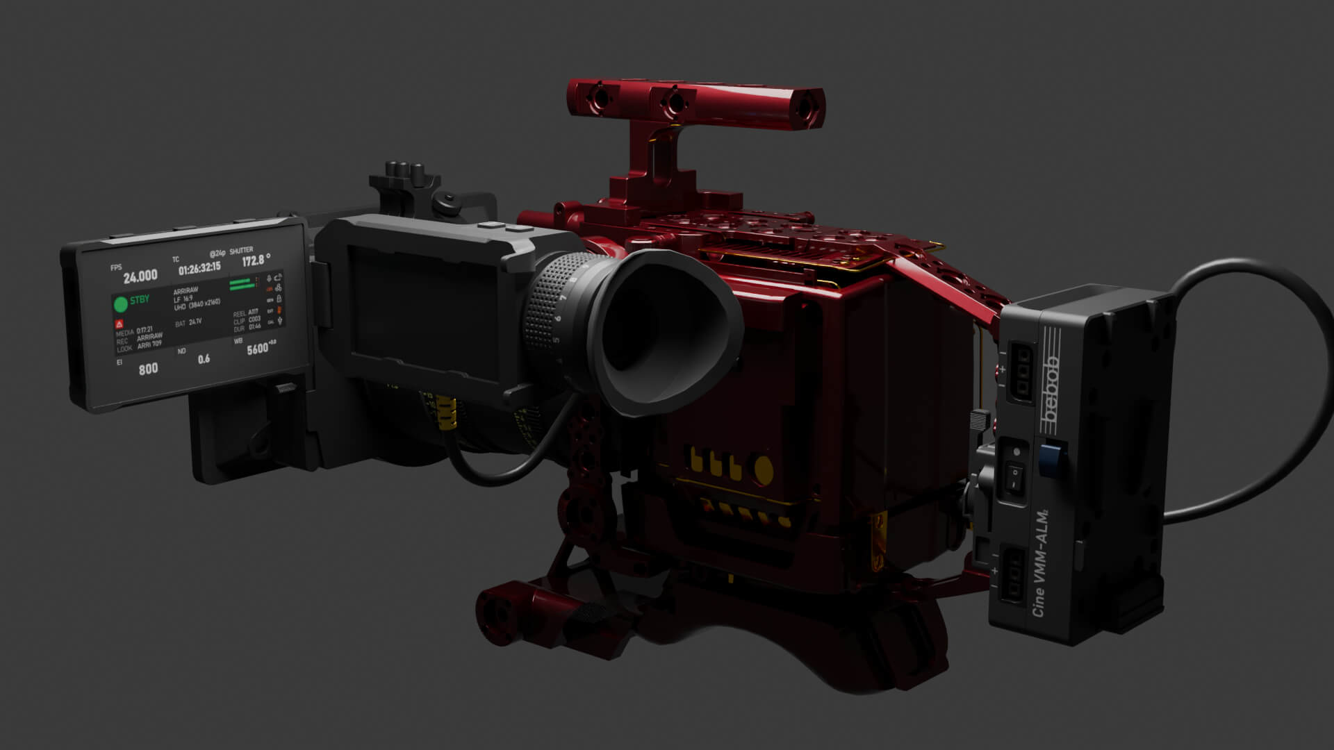 Chinese Movie Camera 3D Model 3D Model
