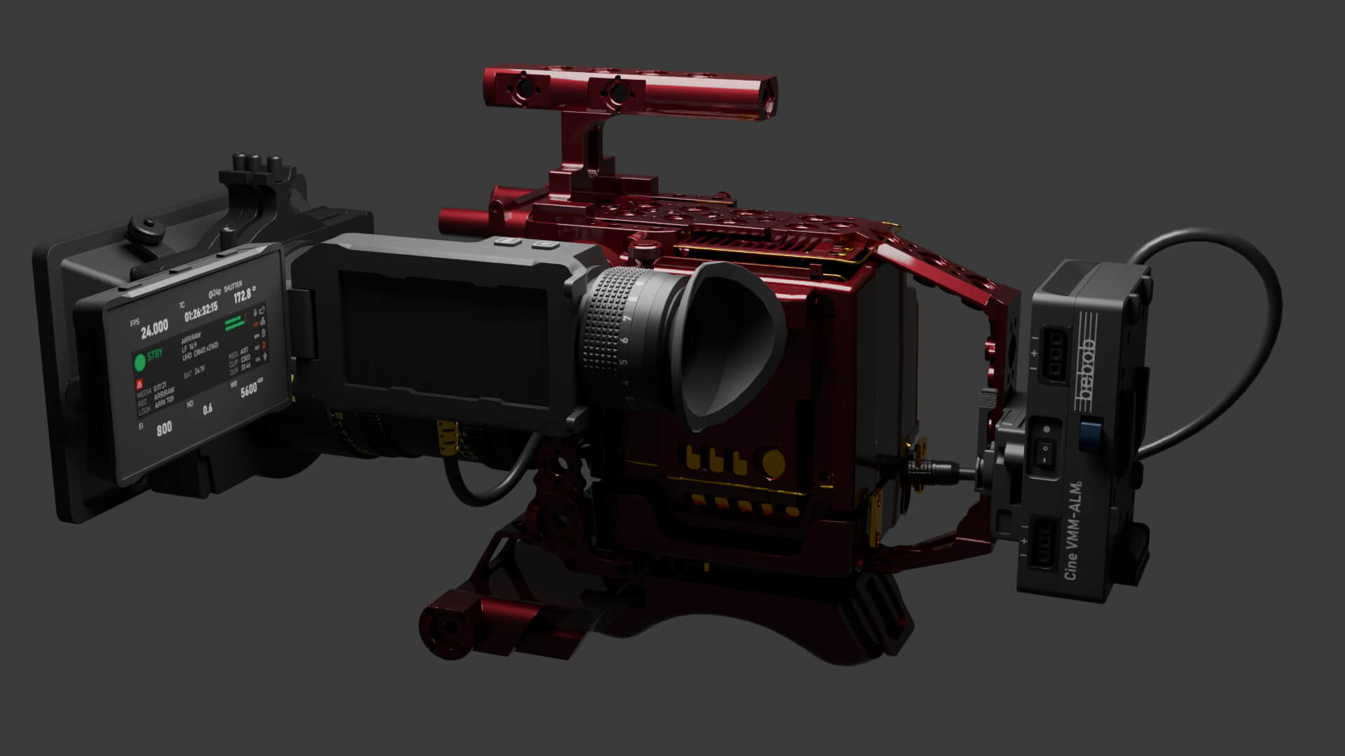 Chinese Movie Camera 3D Model 3D Model