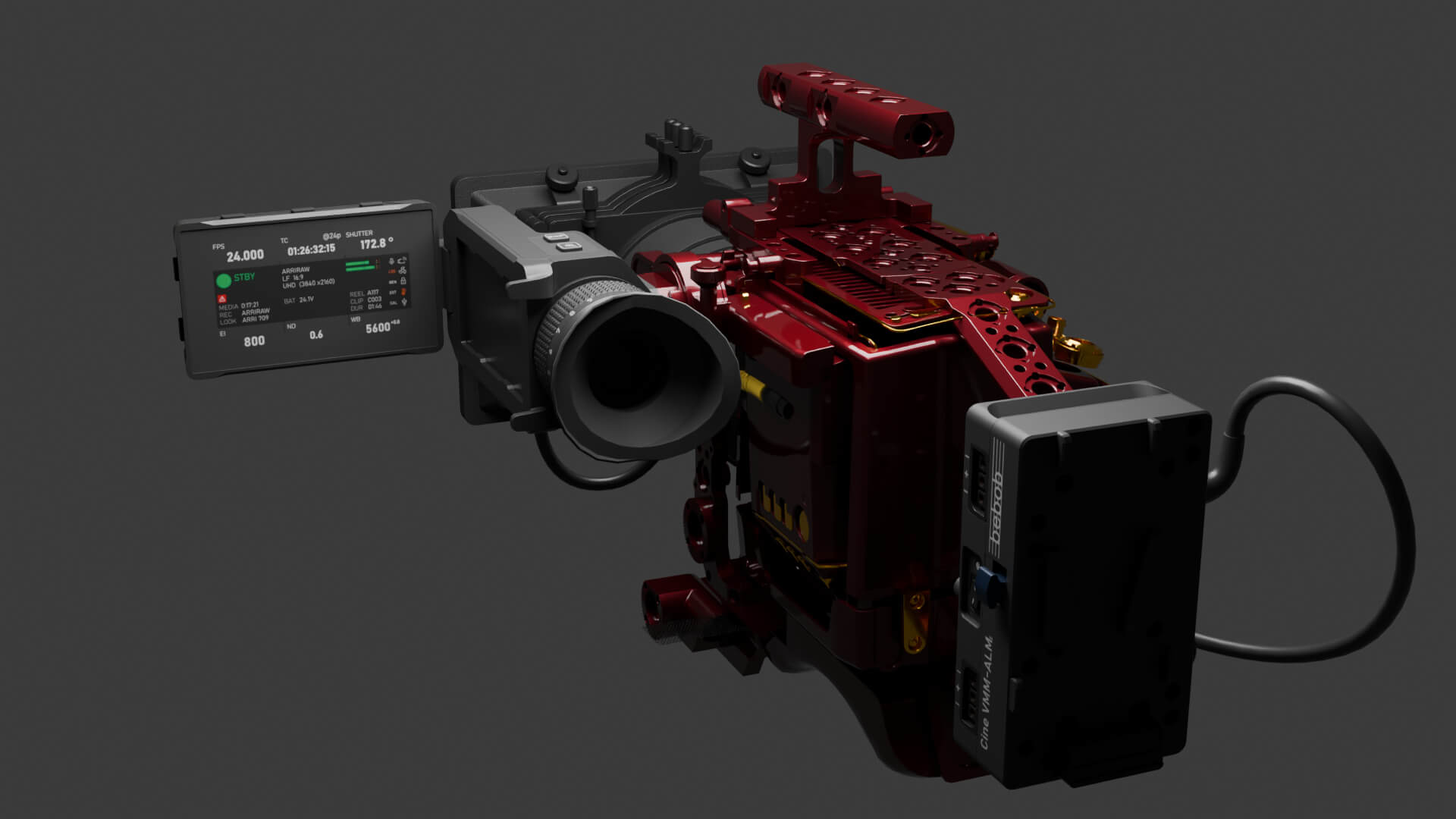 Chinese Movie Camera 3D Model 3D Model