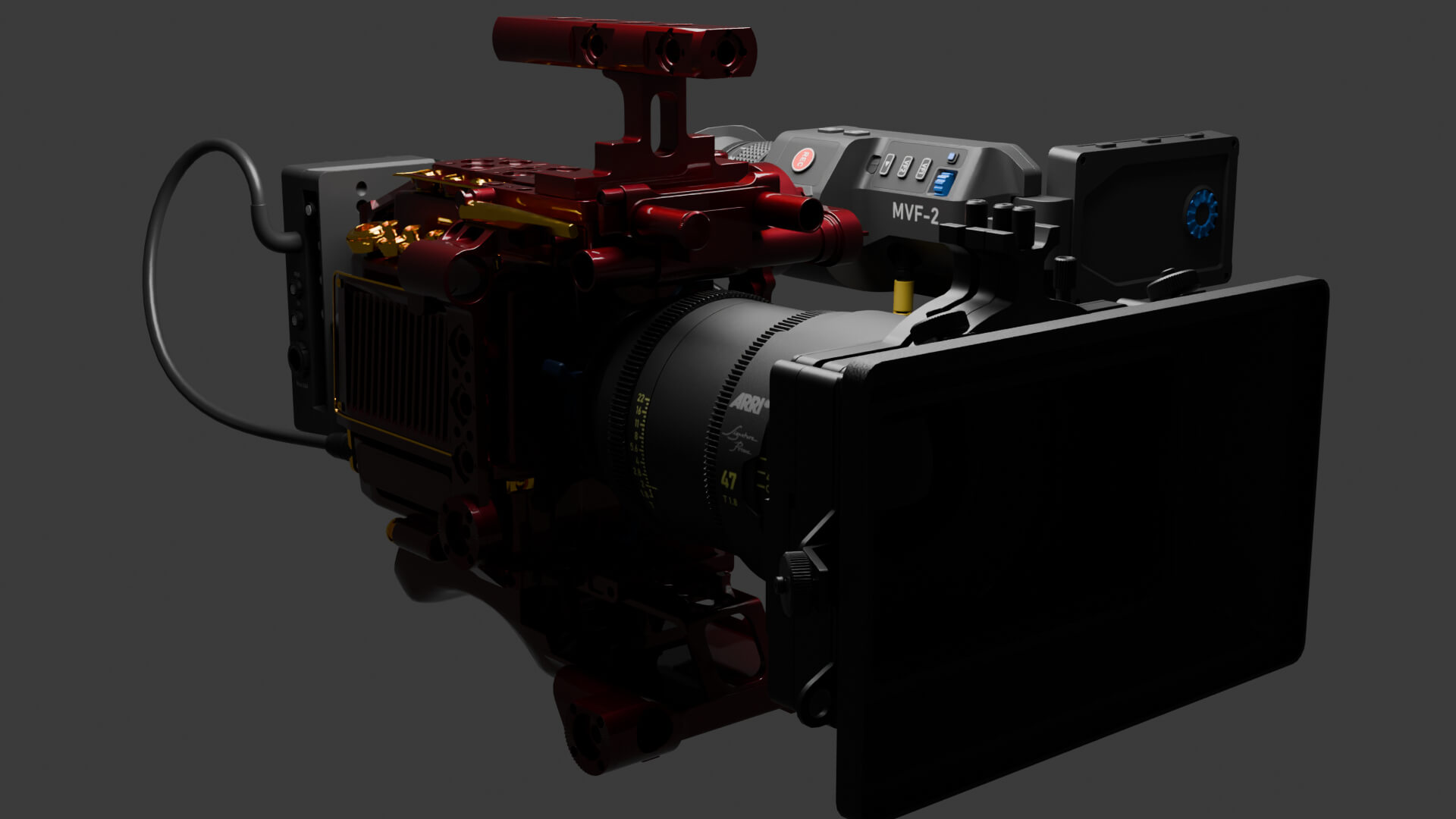 Chinese Movie Camera 3D Model 3D Model