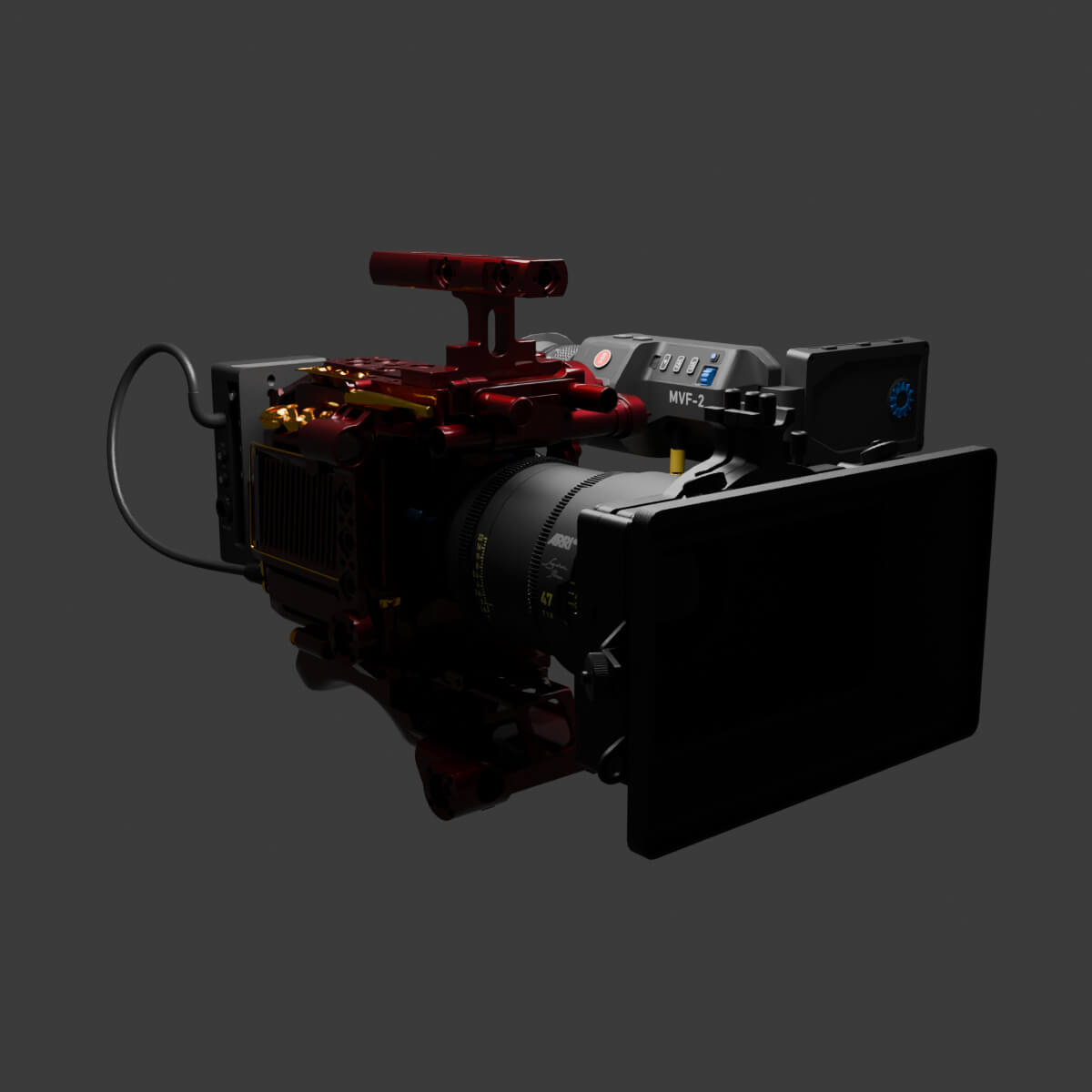 Chinese Movie Camera 3D Model 3D Model