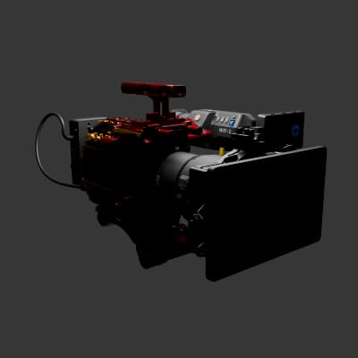Chinese Movie Camera 3D Model