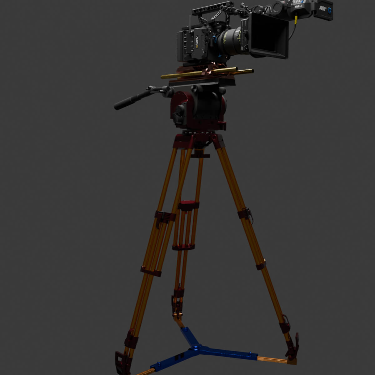 Chinese Movie Camera 3D Model 3D Model