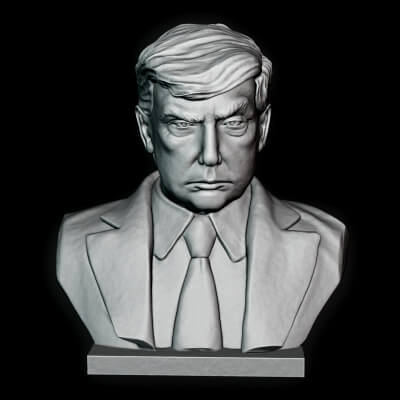 Donald Trump Realistic Bust