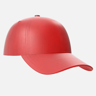 Premium Baseball Cap 3D Model Realistic Blank Cap Low-Poly 3