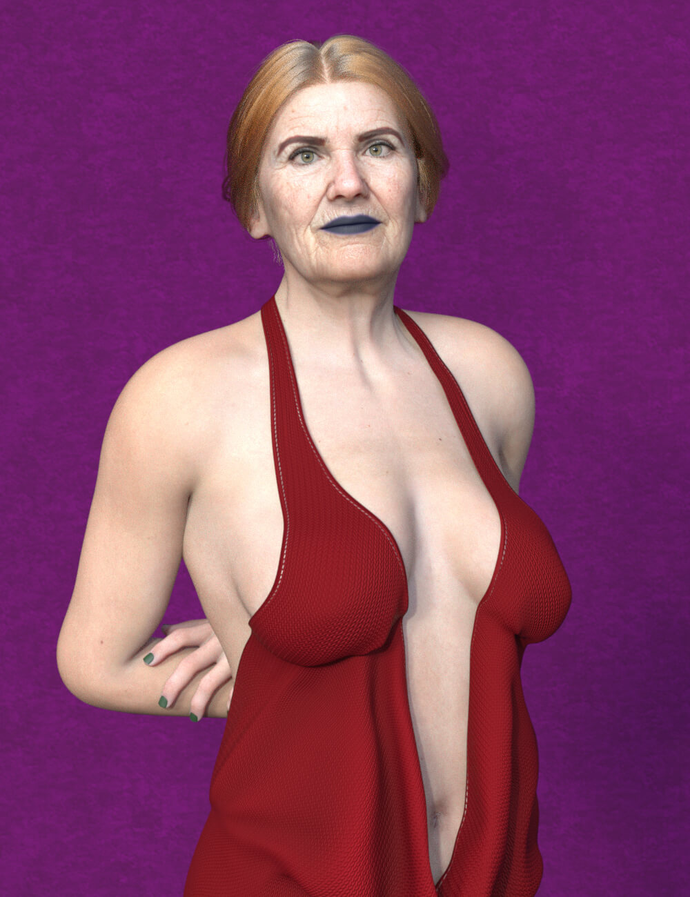 Kira Grandma for Genesis 9 Daz Content