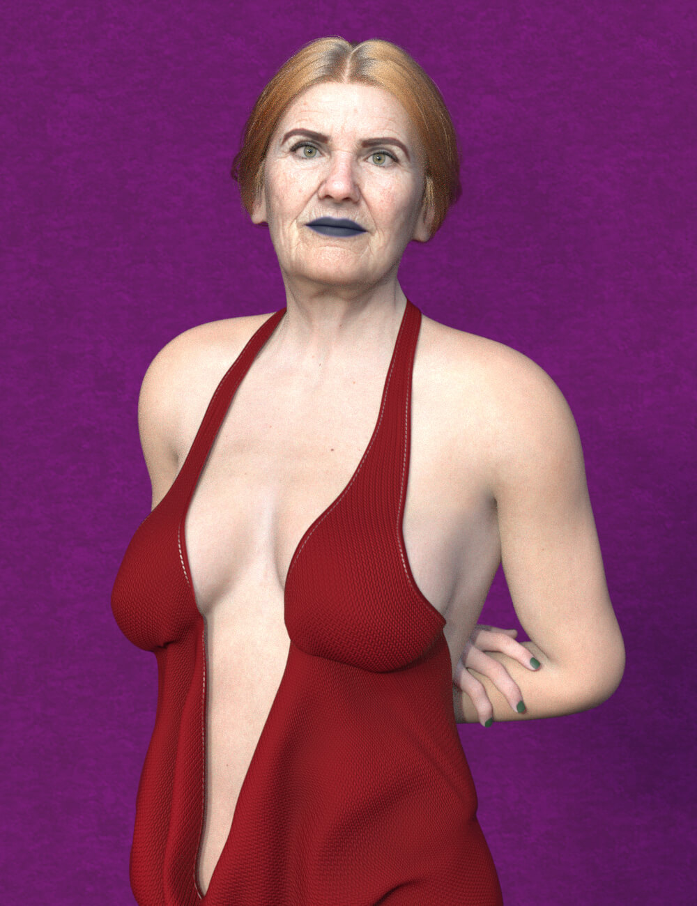Kira Grandma for Genesis 9 Daz Content