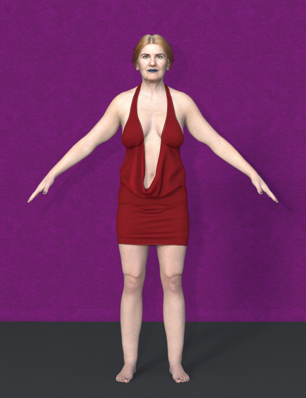 Kira Grandma for Genesis 9 Daz Content