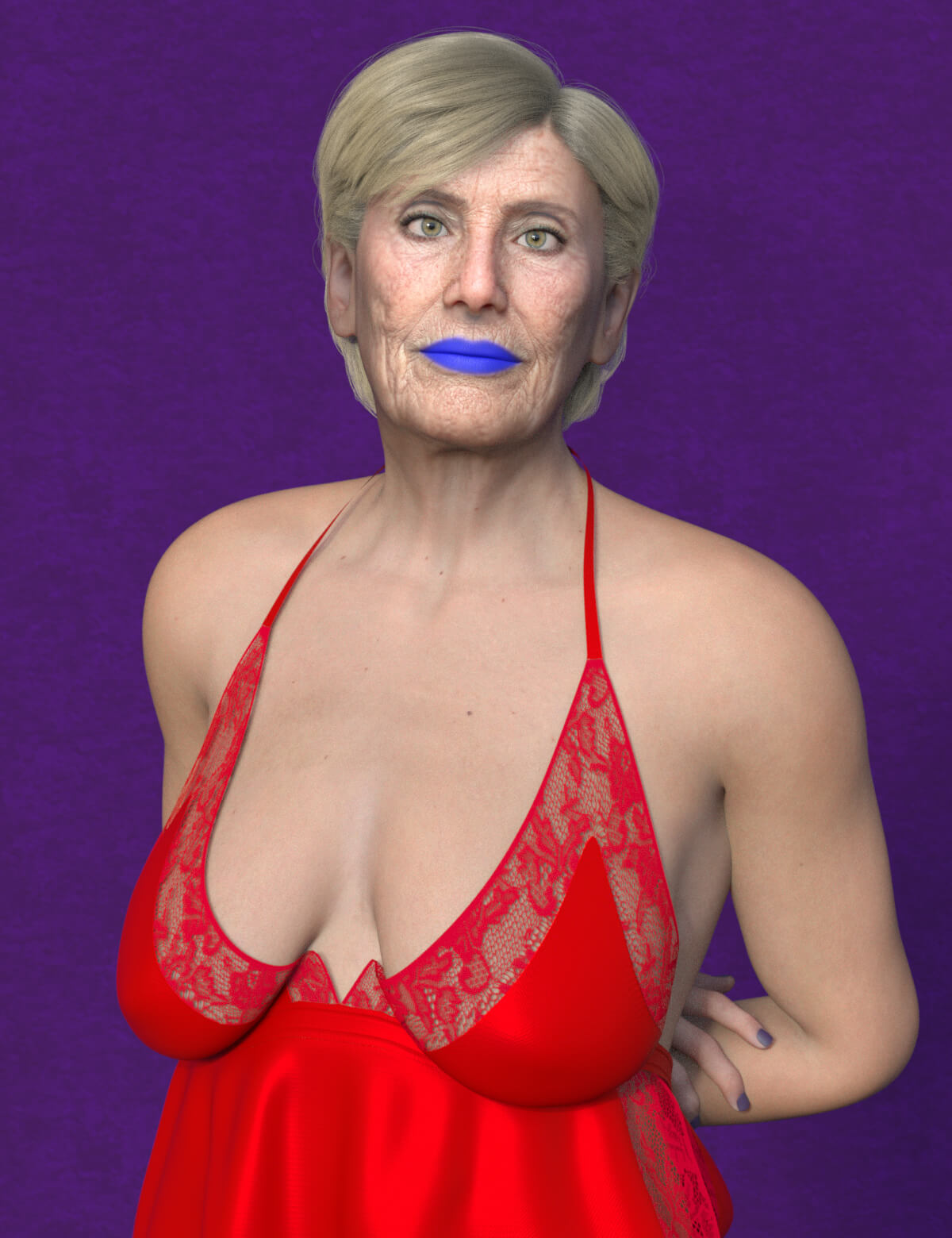 Nari Grandma for Genesis 9 Daz Content