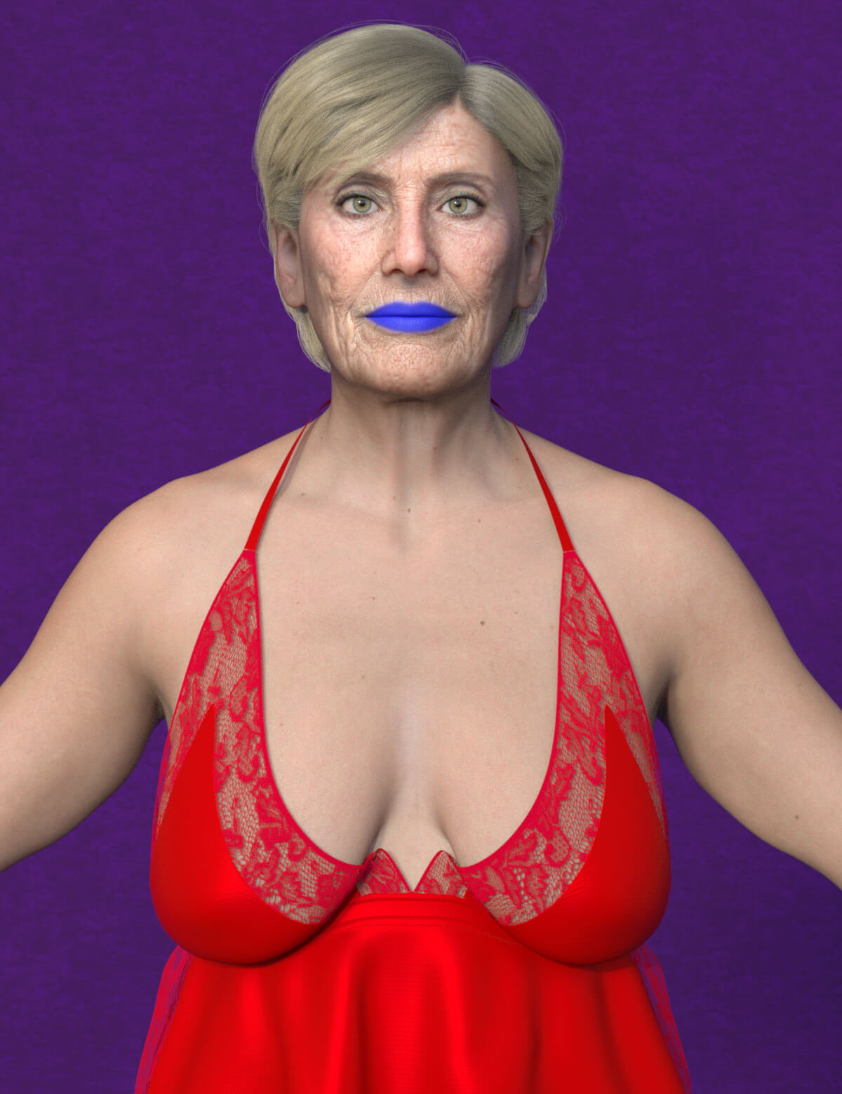 Nari Grandma for Genesis 9 Daz Content