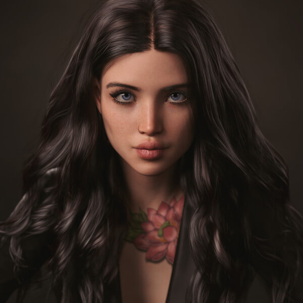 Mylou Colour Portrait