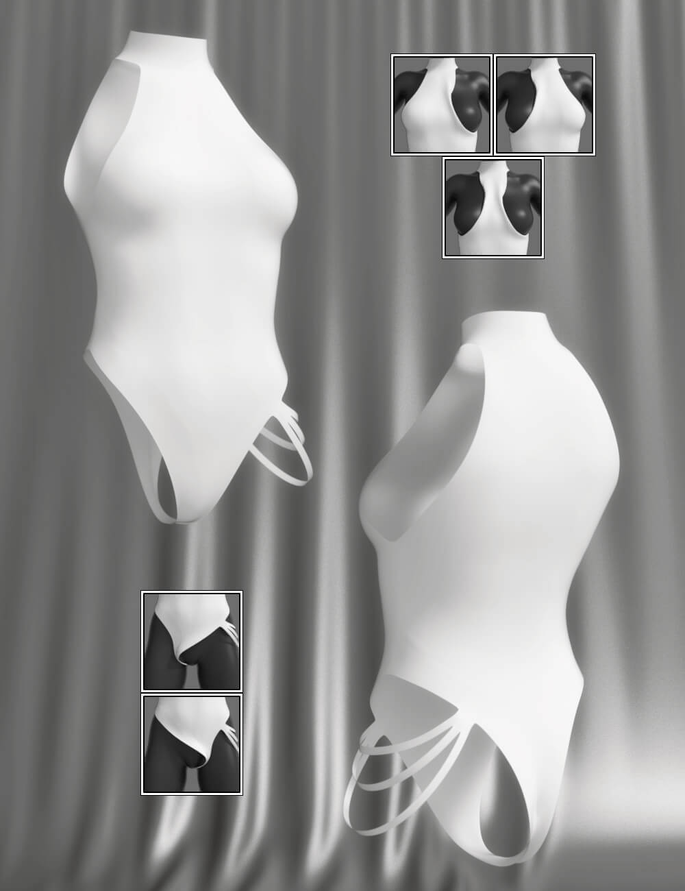JMR dForce Sandra Bodysuit for G8F Daz Content