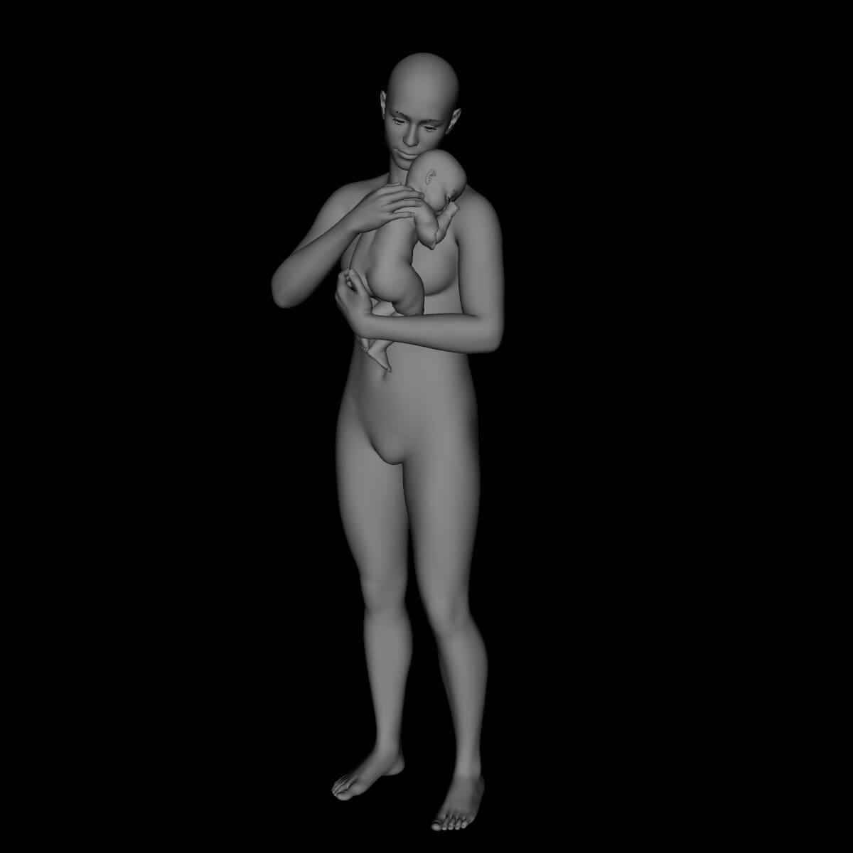 Parenthood Props and Poses for Genesis 9 Daz Content