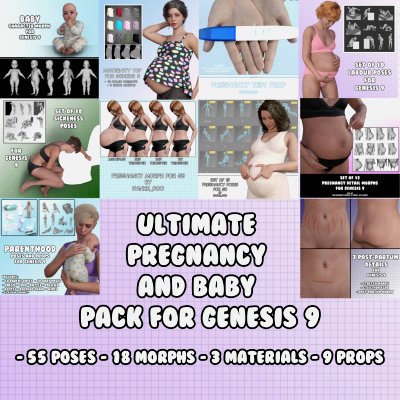 Ultimate Pregnancy and Baby Pack for Genesis 9