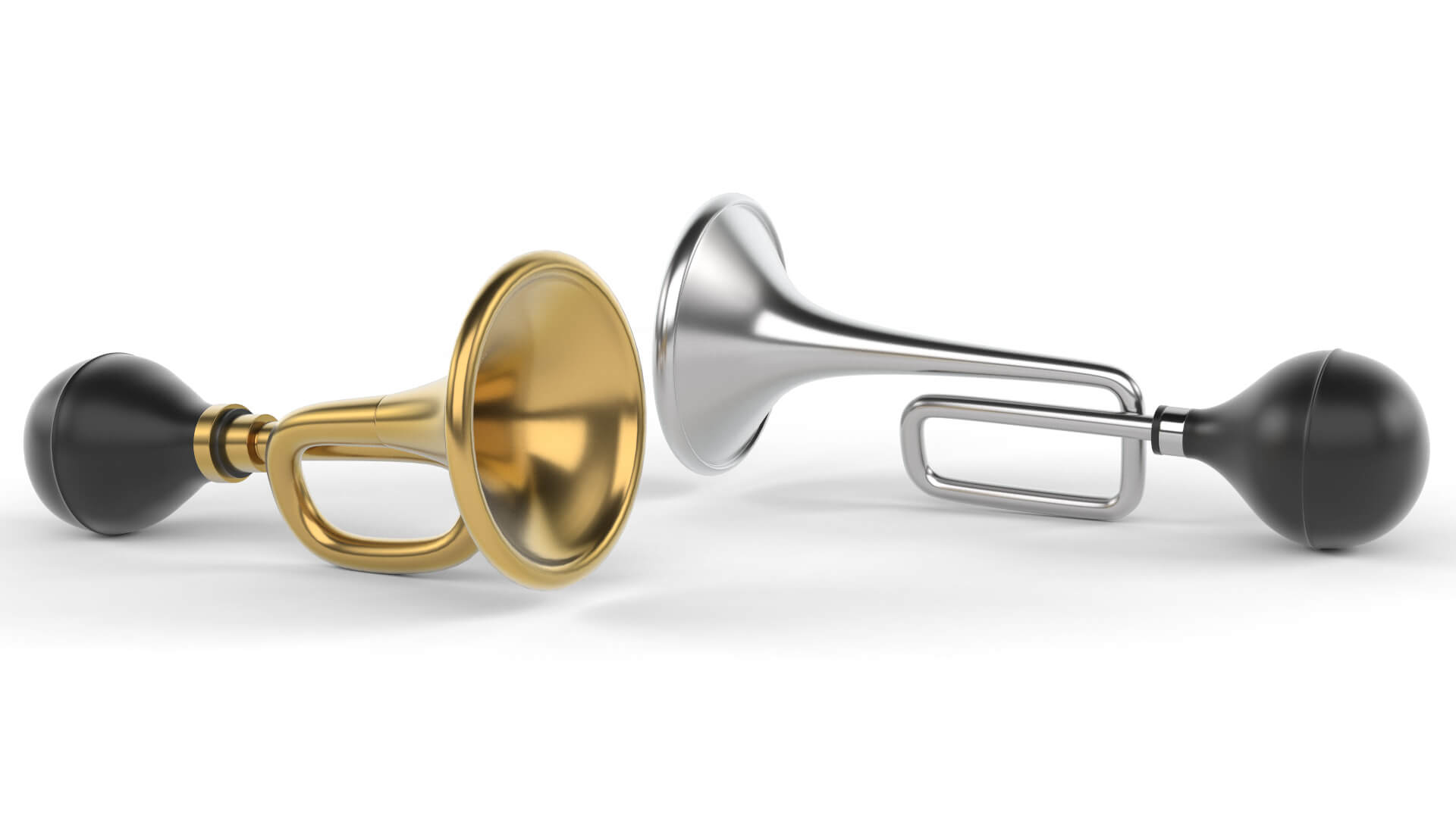 Classic Bicycle Horn 3D Model