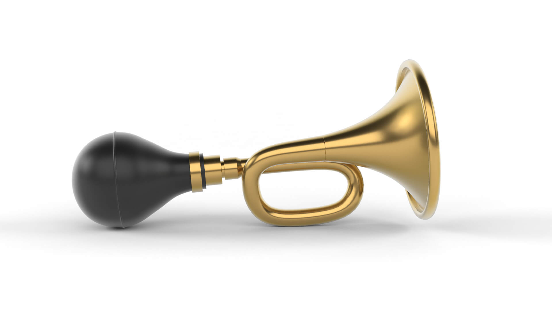 Classic Bicycle Horn 3D Model