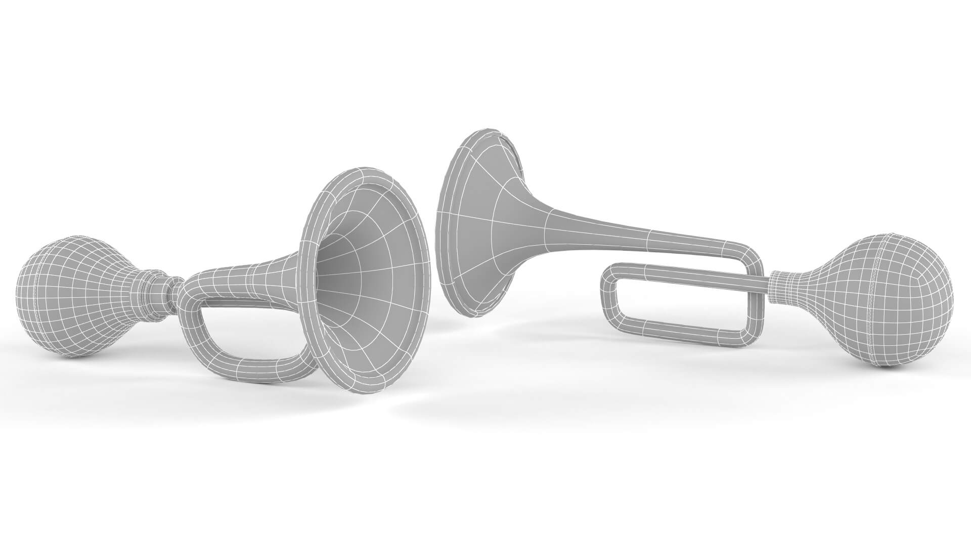 Classic Bicycle Horn 3D Model