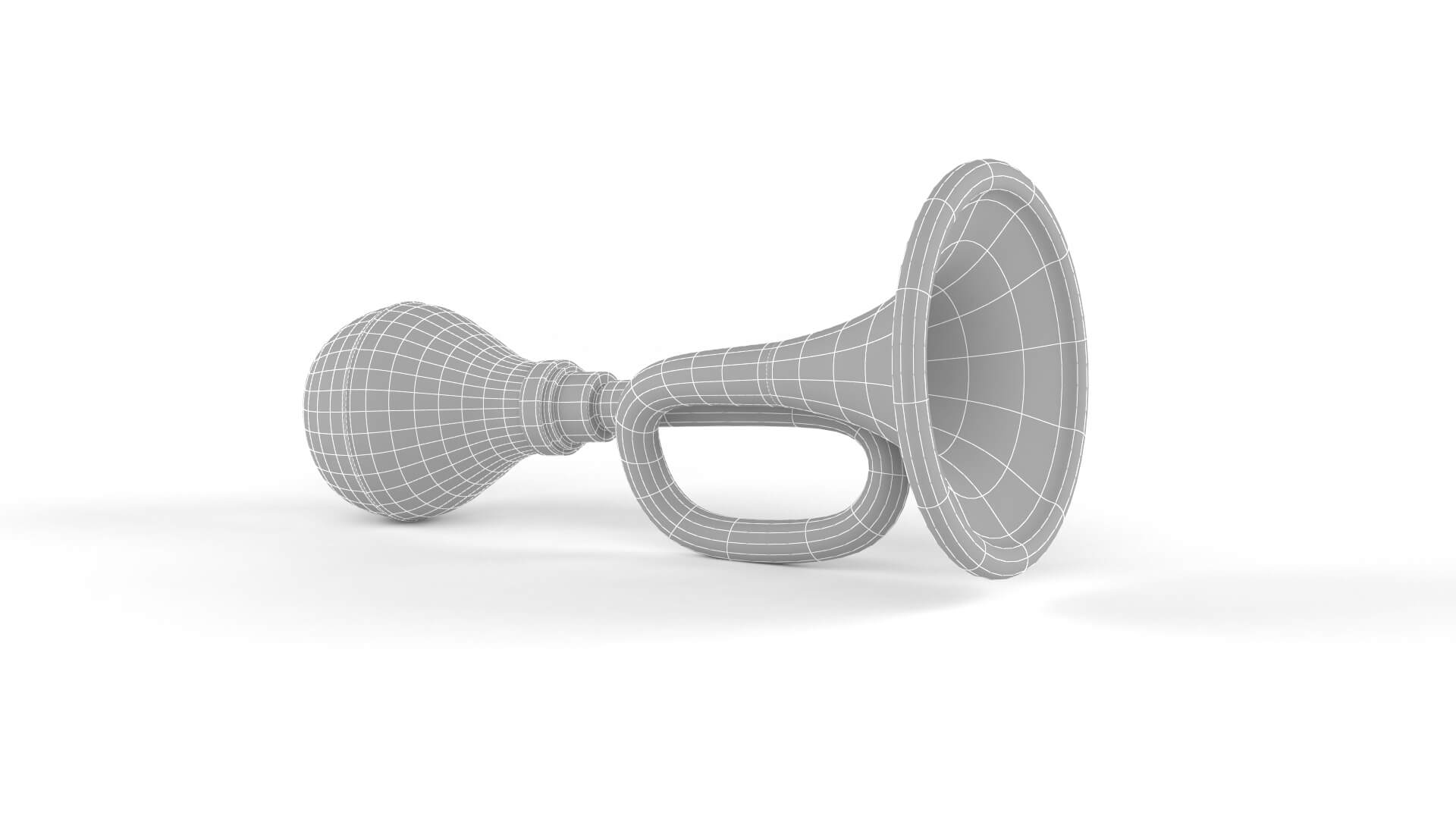 Classic Bicycle Horn 3D Model