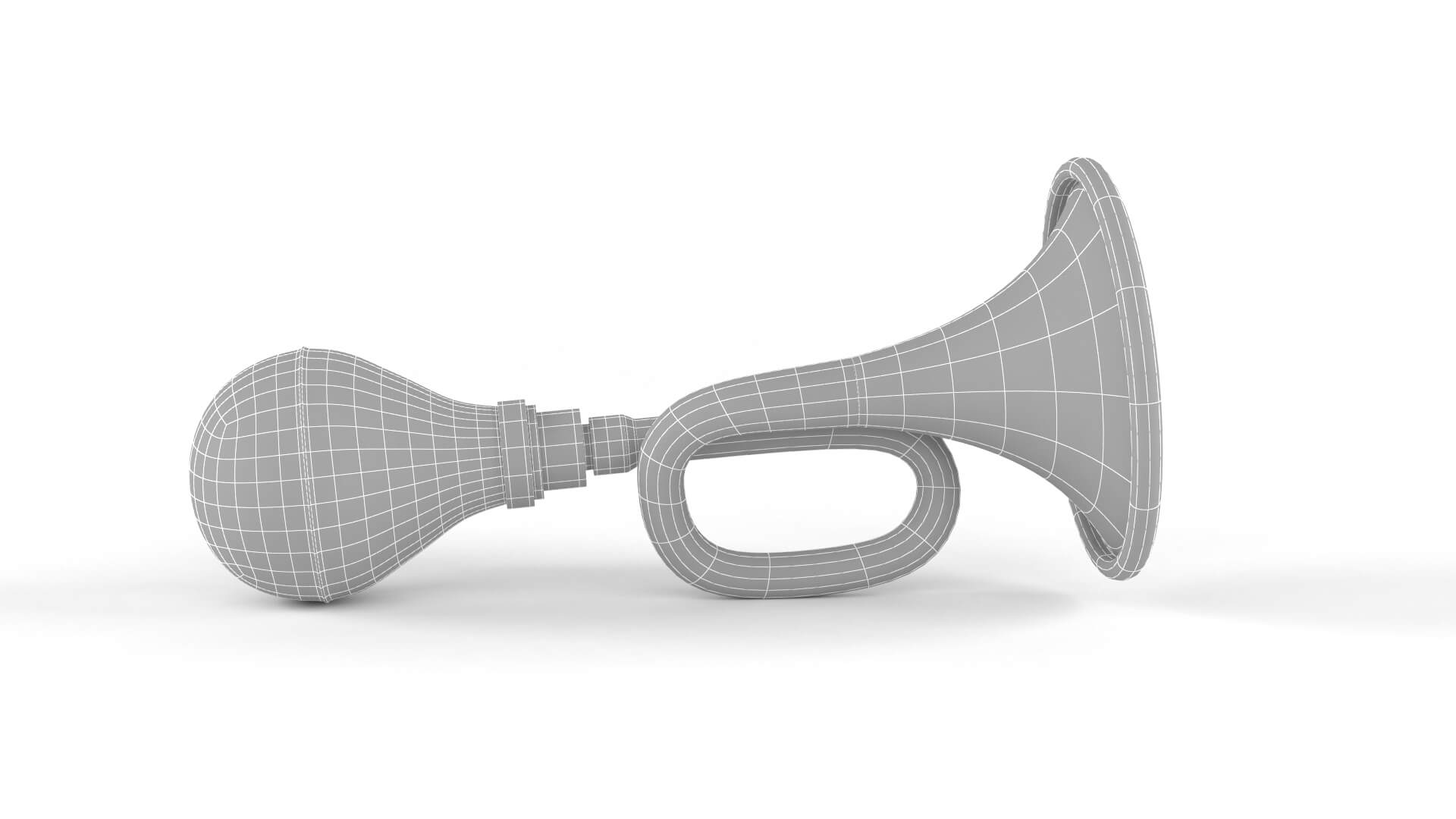 Classic Bicycle Horn 3D Model