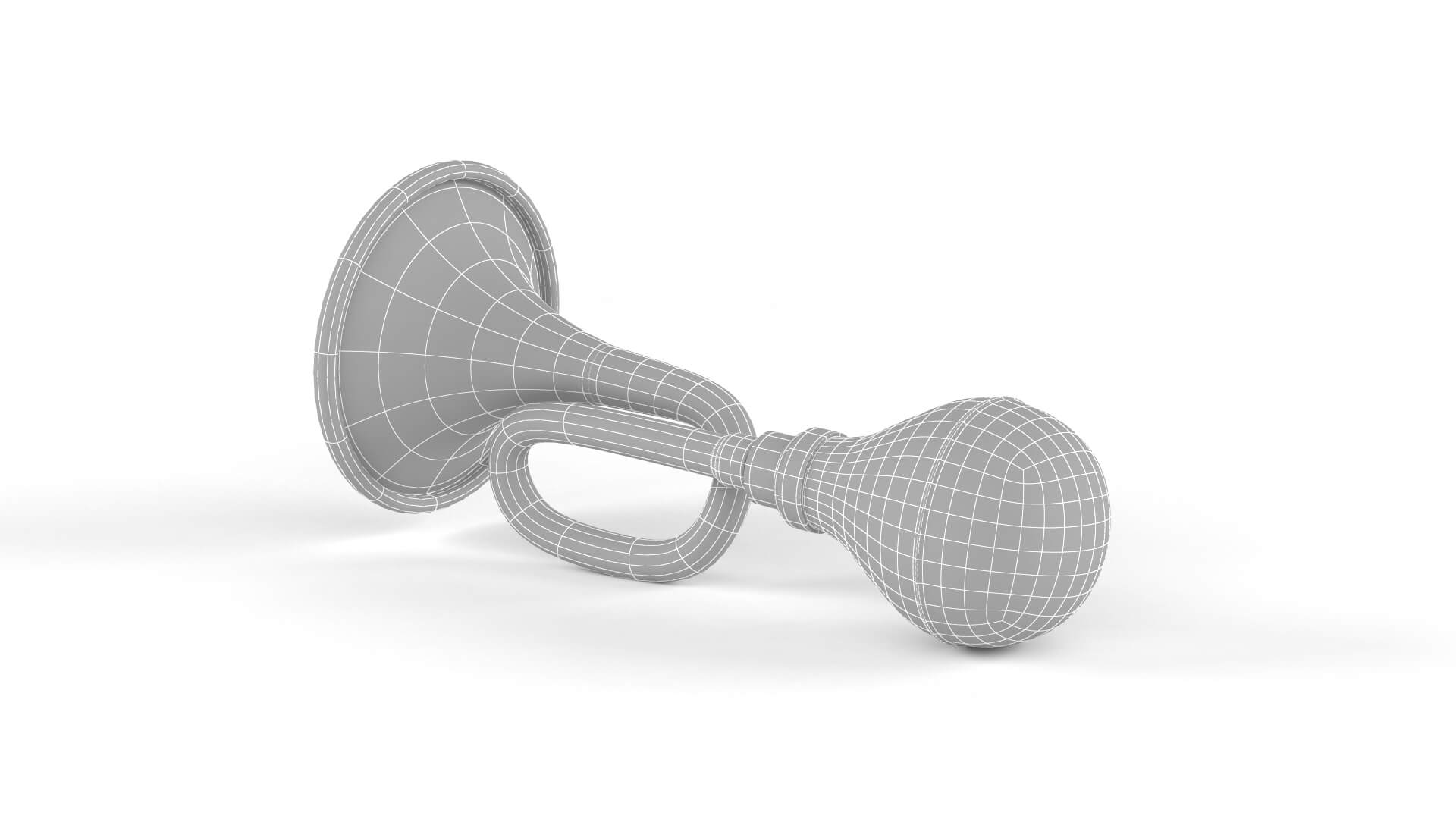 Classic Bicycle Horn 3D Model