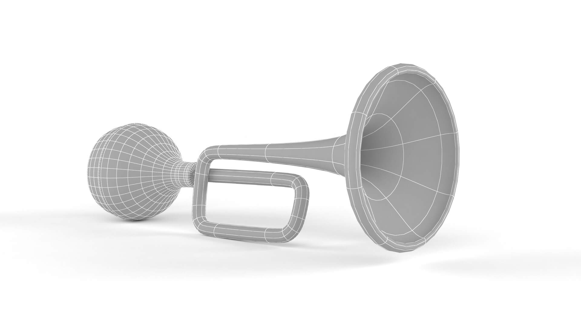 Classic Bicycle Horn 3D Model