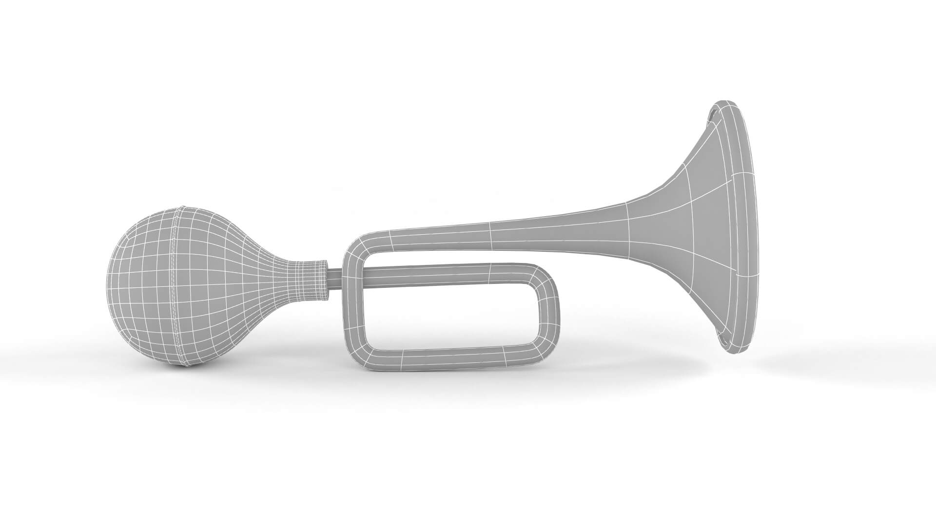 Classic Bicycle Horn 3D Model