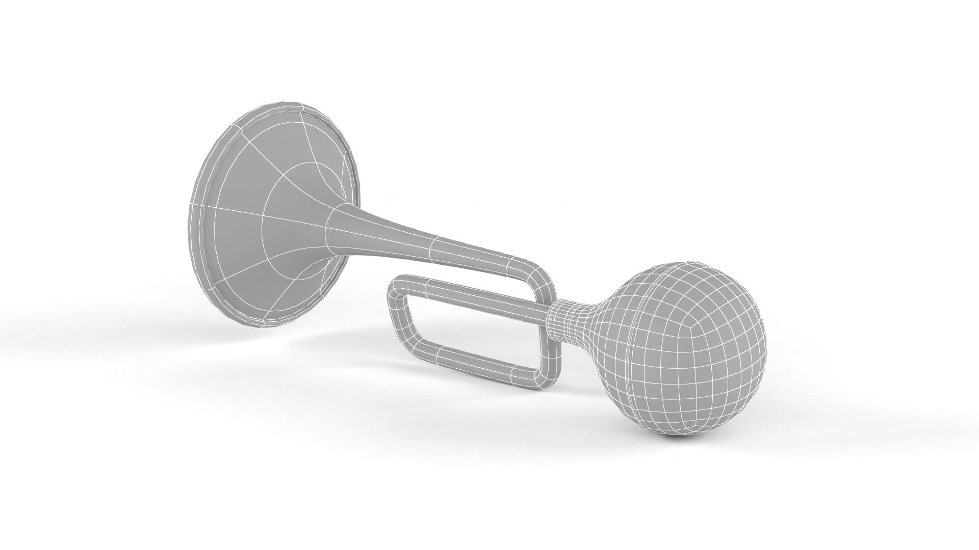 Classic Bicycle Horn 3D Model
