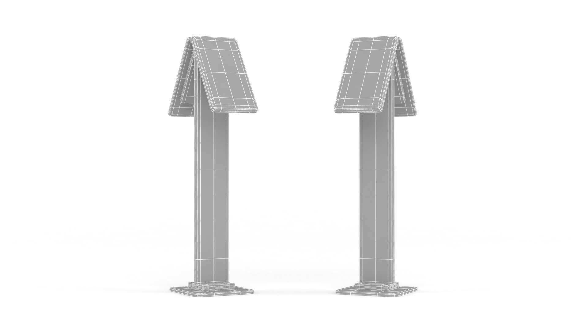 Electronic Kiosk 3D Model
