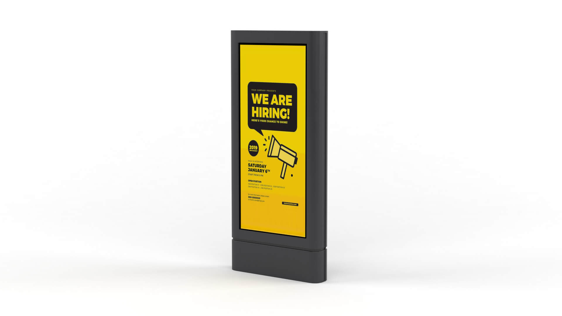 Electronic Kiosk Collection 3D Model