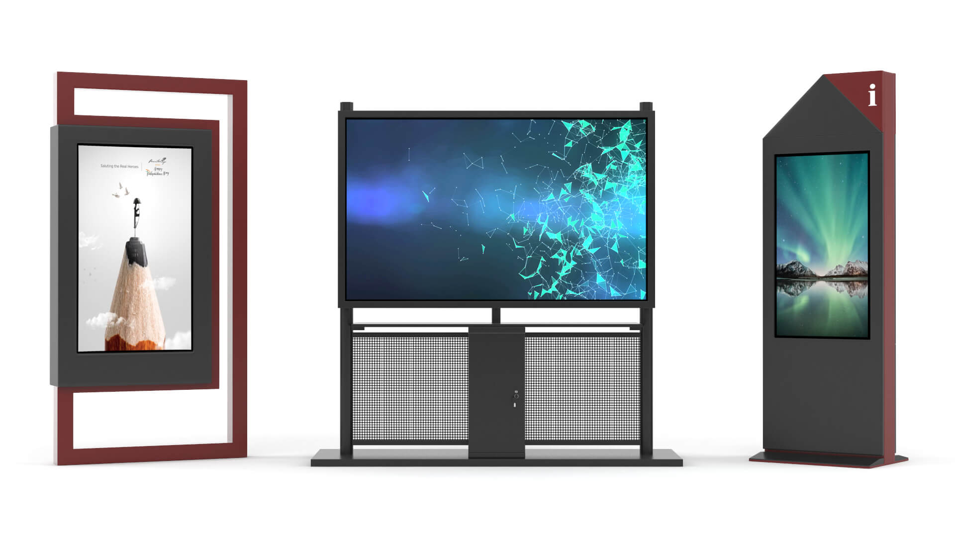 Electronic Kiosk Collection 3D Model