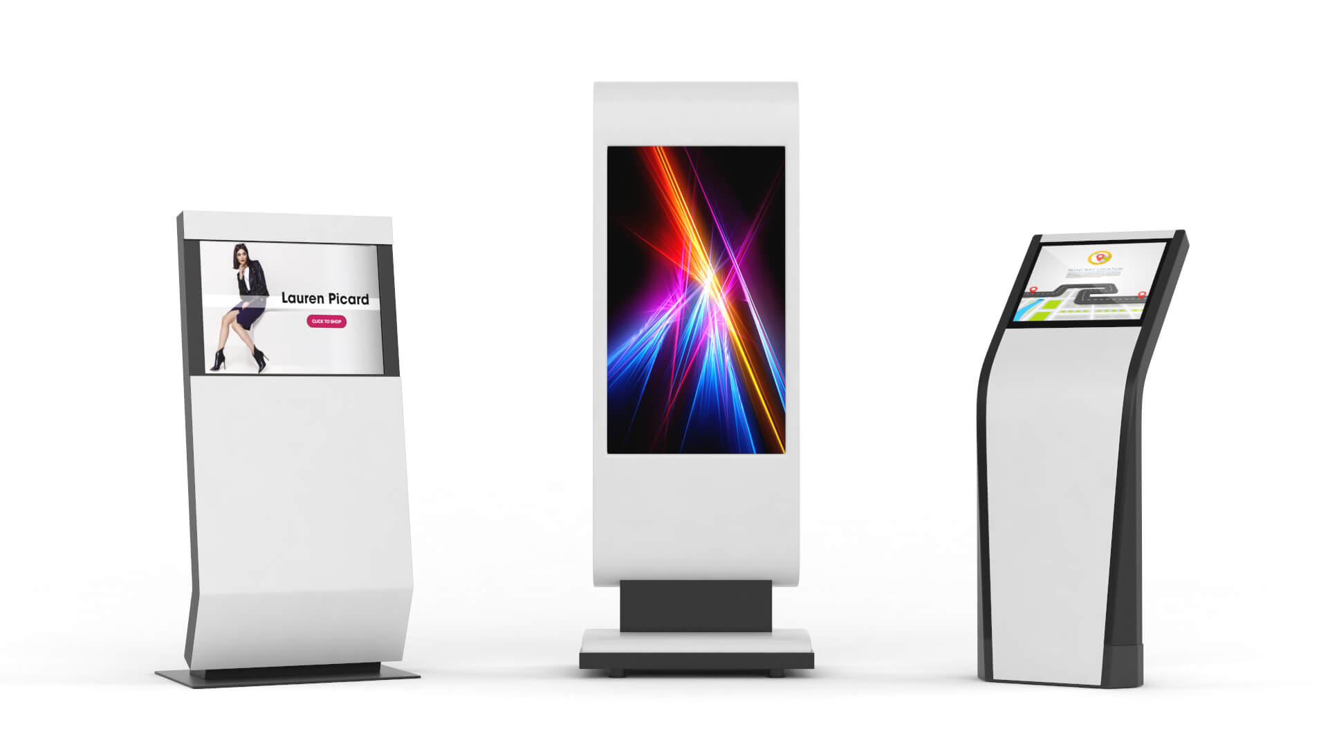 Electronic Kiosk Collection 3D Model