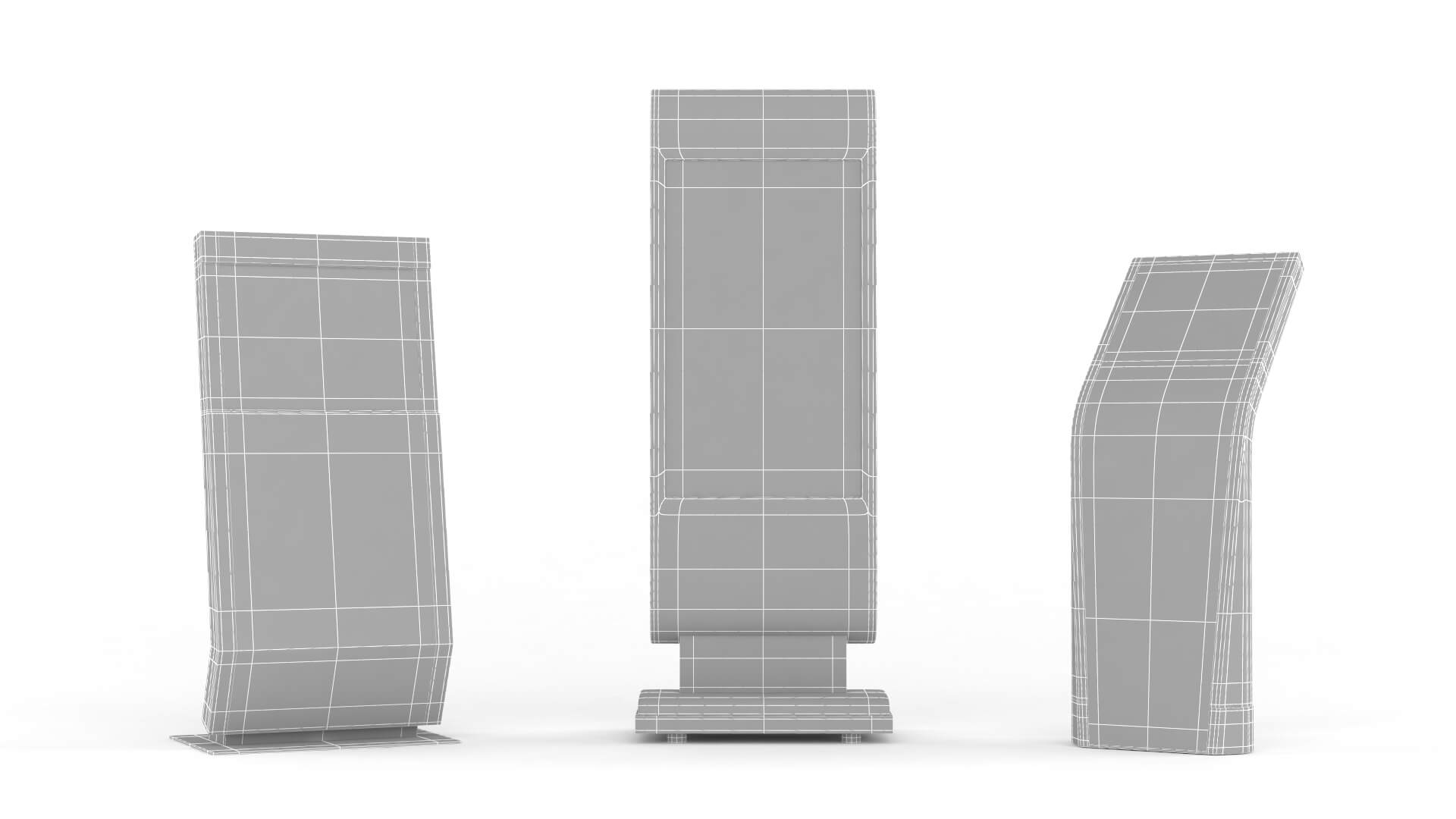 Electronic Kiosk Collection 3D Model