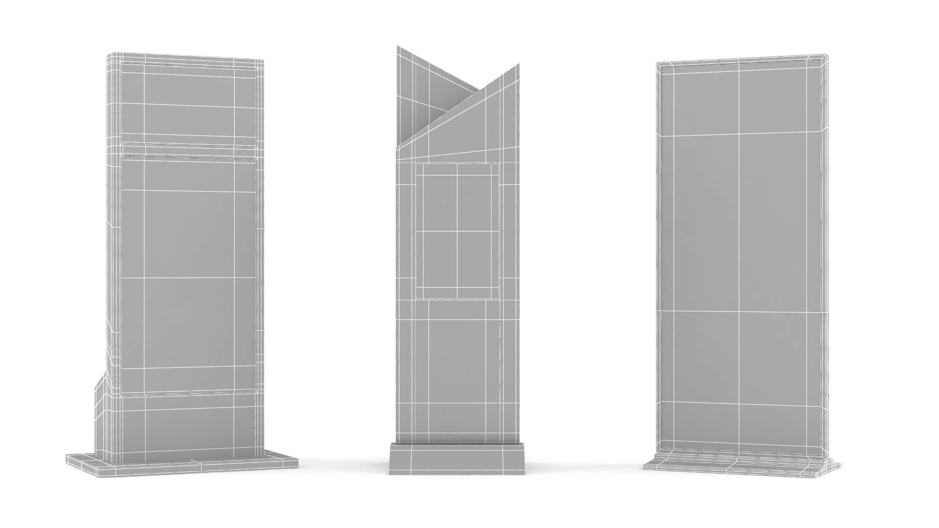 Electronic Kiosk Collection 3D Model