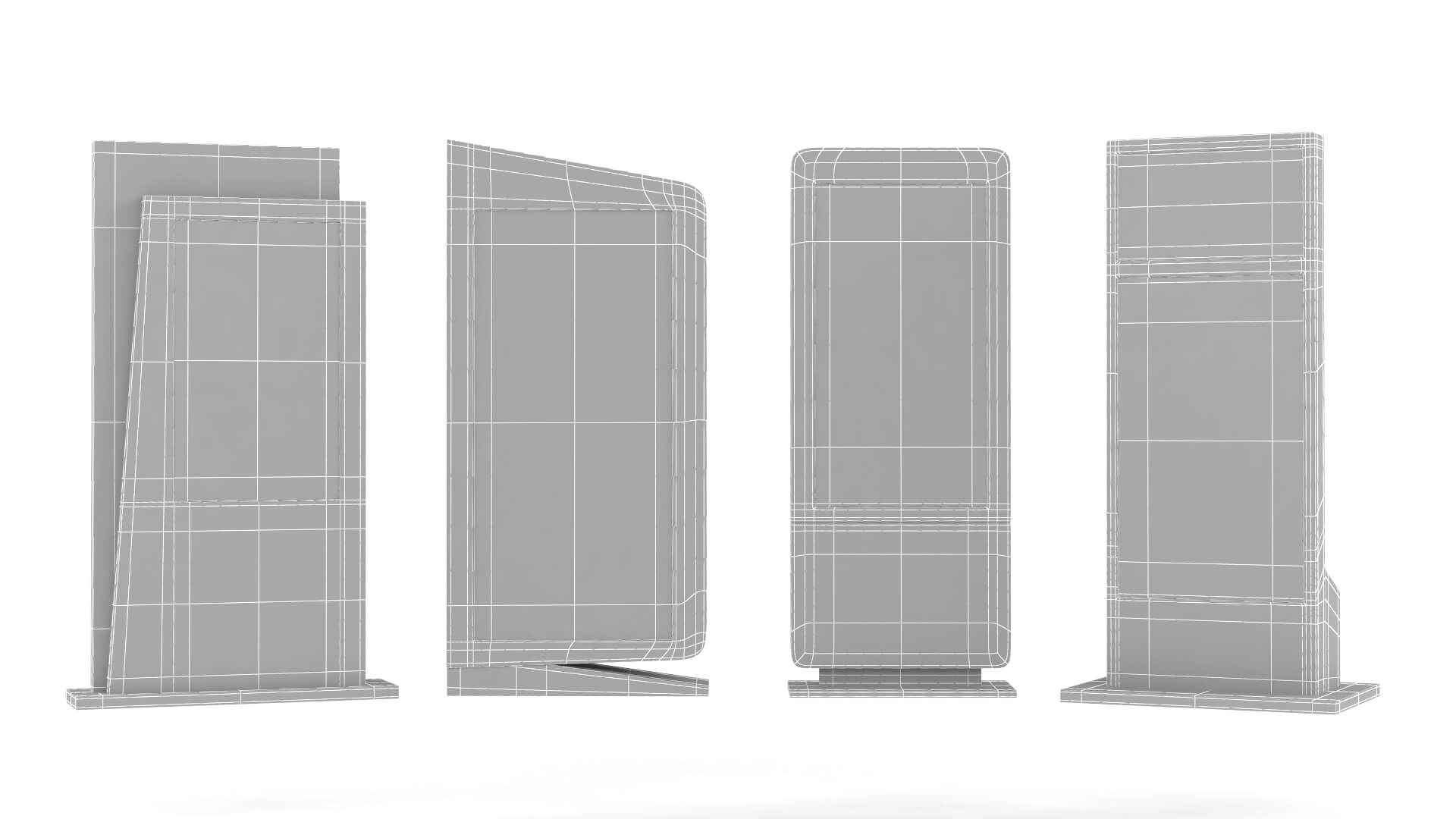 Electronic Kiosk Collection 3D Model