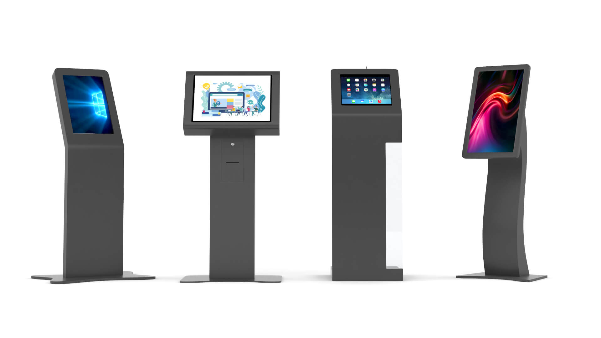 Electronic Kiosk Collection 3D Model