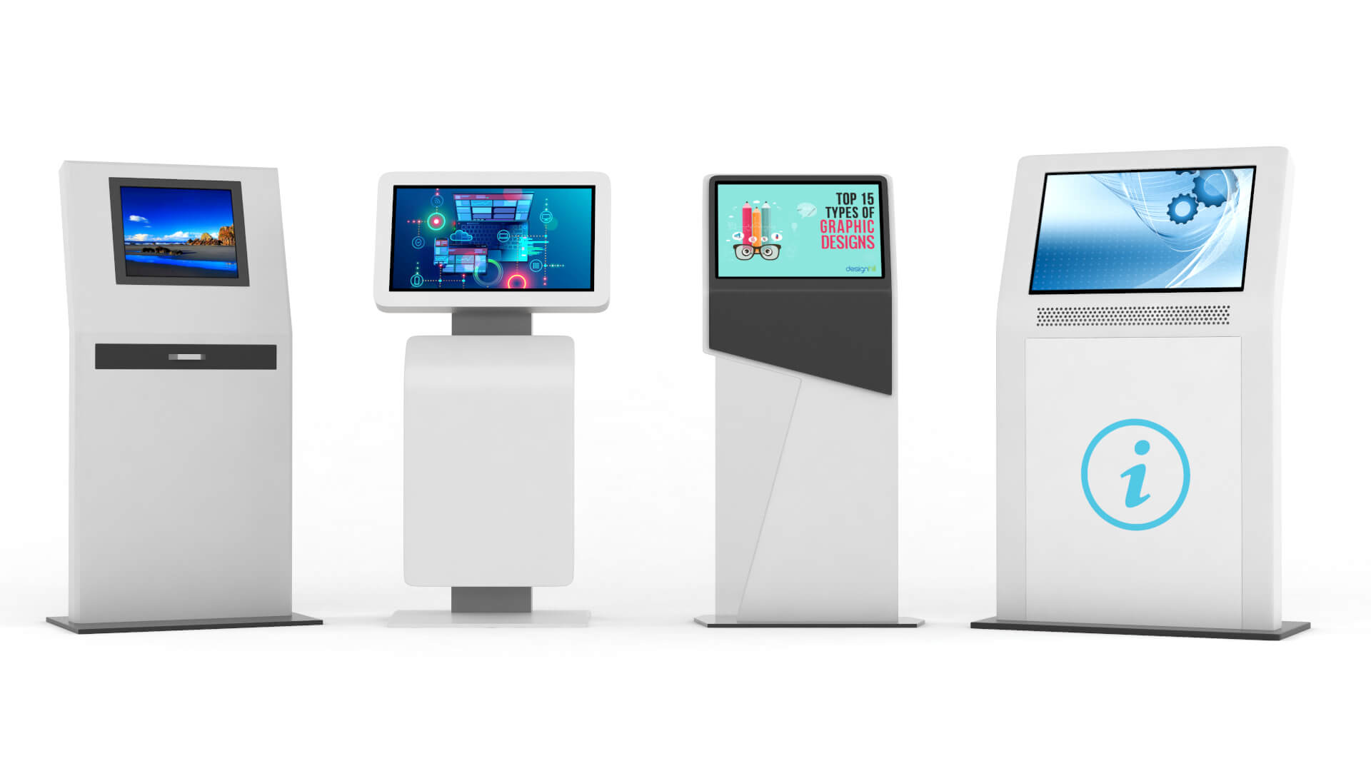 Electronic Kiosk Collection 3D Model