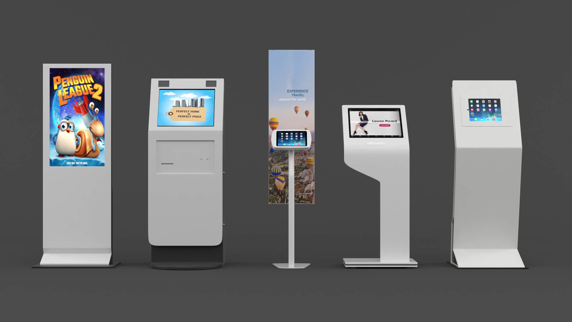 Electronic Kiosk Collection 3D Model